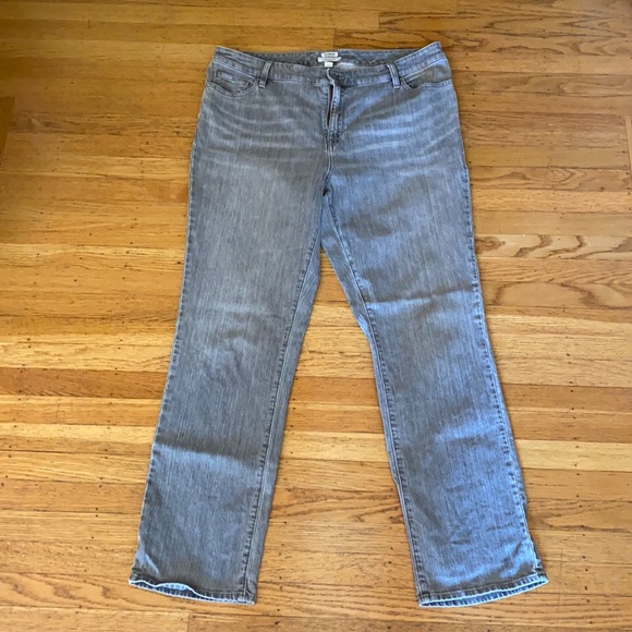 L.L. Bean Denim - L L Bean favorit fit grey jeans, 18MT